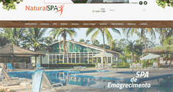 Desktop Screenshot of naturalspa.com.br