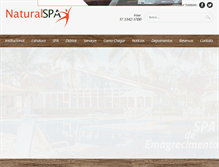 Tablet Screenshot of naturalspa.com.br