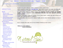 Tablet Screenshot of naturalspa.sk